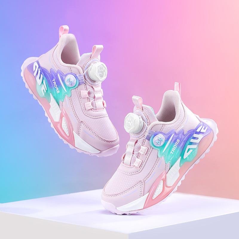 Children’s Lightweight Leather Princess Running Shoes for Girls - 2025 Autumn/Winter Collection