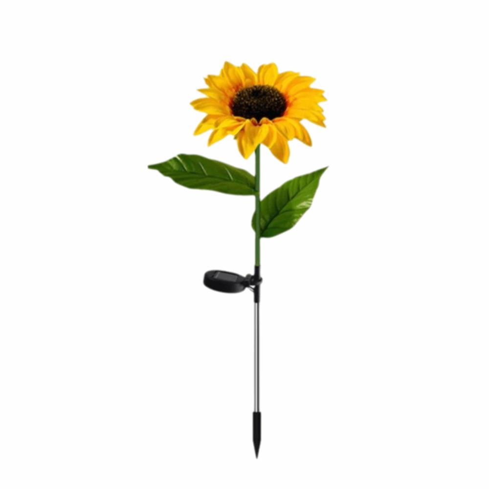 Solar Powered LED Solar Sunflower Lights Waterproof Landscape Lamp Flower Light Garden 1 heads