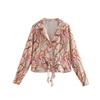 European and American French women's fashion design printed shorts 4886072