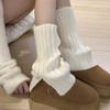 Women Knit Leg Warmers Fall Winter Ribbed Boot Cuffs Slouchy Slouchy Mid-Calf Socks  Daily Wear