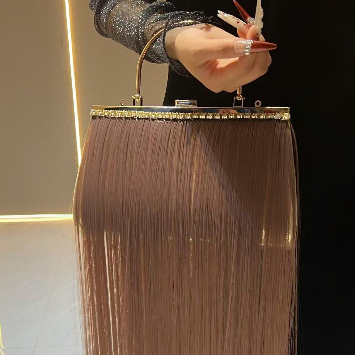 

Tassel Banquet Bag, Evening Bag, Single Shoulder Crossbody Bag, Fashionable Chain Bag, Diamond-encrusted Handbag
