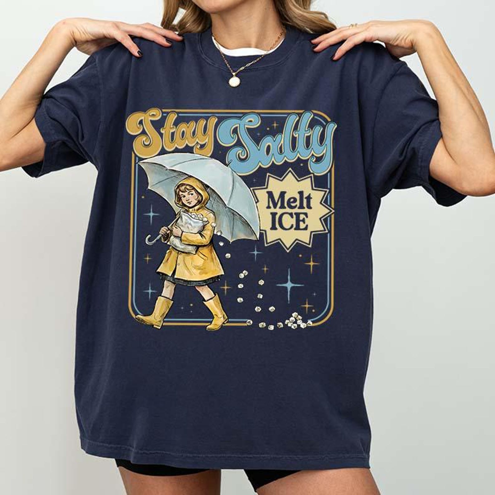 Stay Salty Melt ICE Anti ICE T-Shirt S