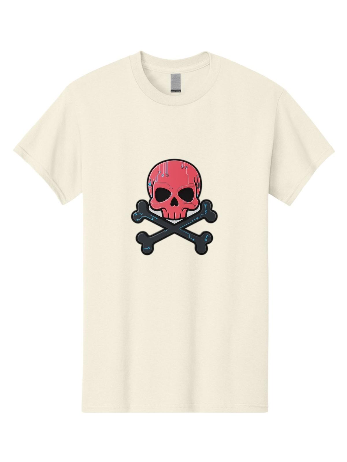 Skull-And-Crossbones-2 Mens Graphic Tee, 100% Cotton, Casual Summer Wear S разноцветный