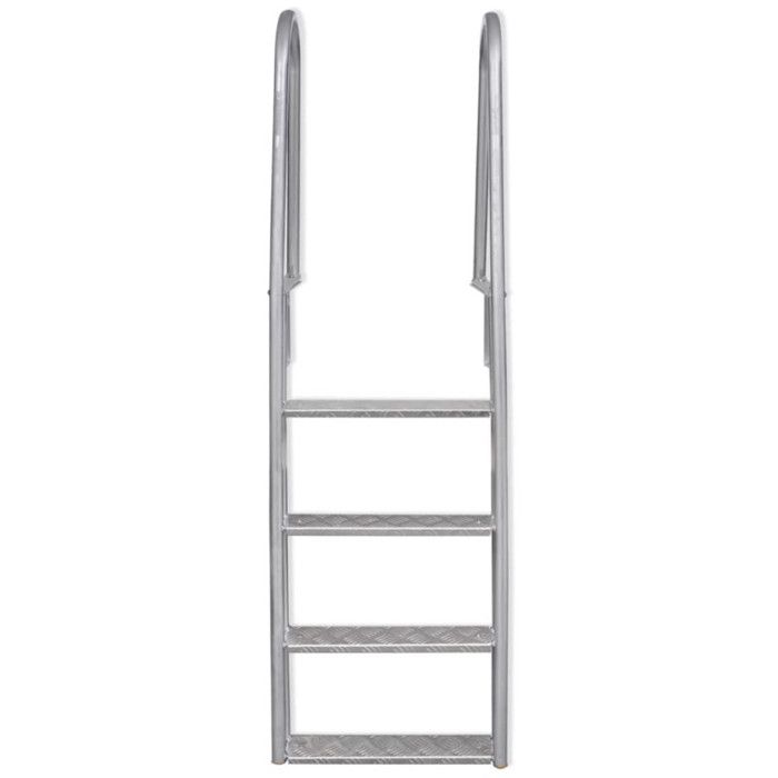 VidaXL Échelle de piscine/quai à 4 marches Aluminium 167 cm 91197