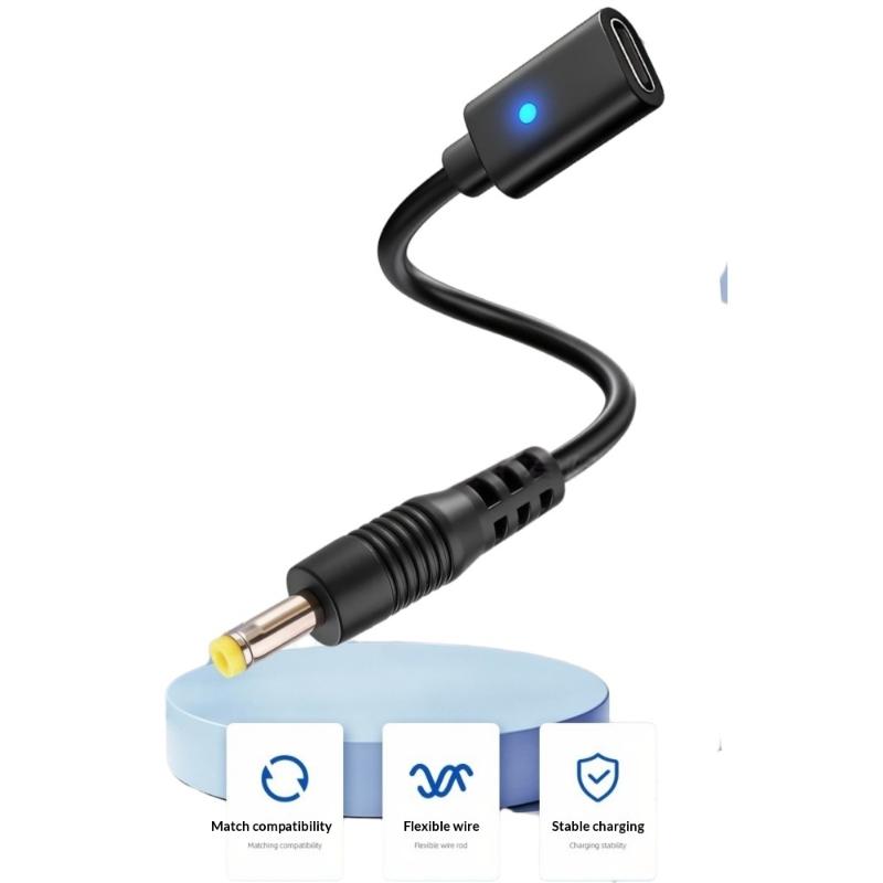 1/5Pcs Type C LED Convert Cord USB C Cable For PSP1000 2000 3000 Controller Charging Adapter Game Console Power Wire·
