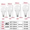 E27 LED Radar Sensitive Light Bulb 5W 7W 9W 12W Energy Saving Auto On Off Smart Detection Motion Sensor Light 85-265V Fullpower