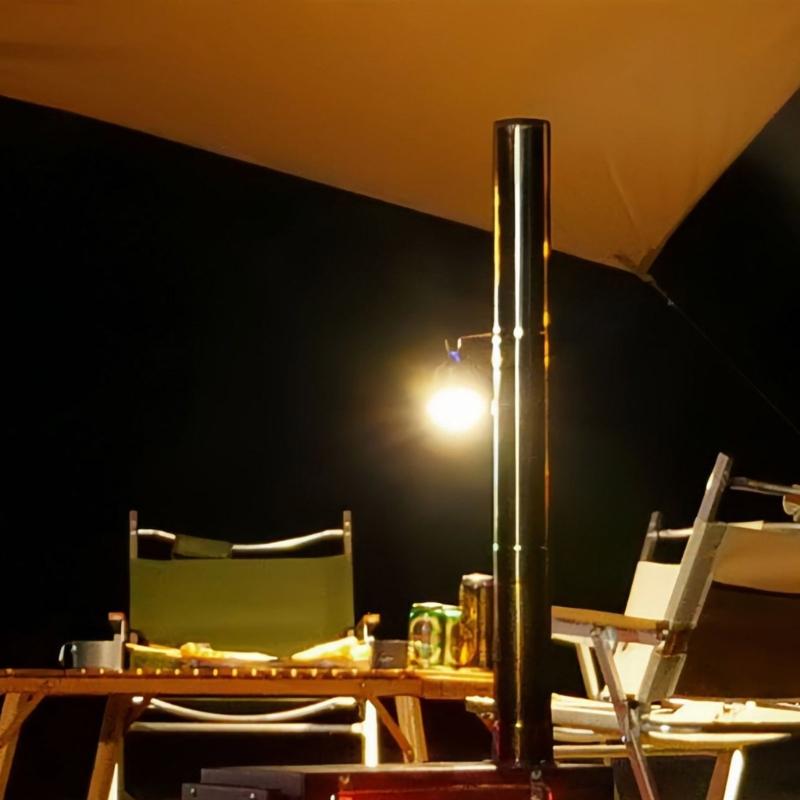 Wind Resistant Outdoor Stove Pipe Tent Heaters Accessory Corrosion Proof Design Camping Equipment for Any Season