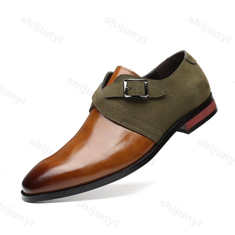 Fashion Men's Leather Shoes 2025 High-quality Business Casual Shoes Fashion Formal Spring Autumn Luxury Designer Dress Shoes Size 39-44