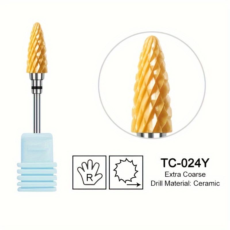 1 Stück Keramik Fräser Flamme Hartmetall Nagelbohrer Rosa Gel Entferner Elektrische Maschine Bohrer Polieren Peelen Nägel Kunstwerkzeuge