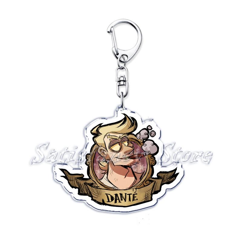 

Folk Punk Ramshackle Glory Keychains Ring for Accessories Bag Pat The BunnyPendant Key Chain Jewelry Fans Gifts