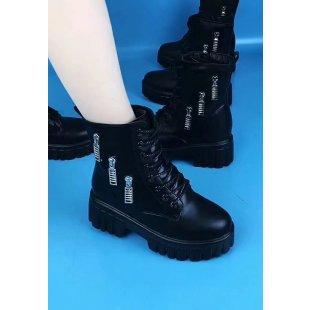 Boots soft leather soft sole winter new thick sole fashion snow boots velvet warm comfortable cotton shoes women
