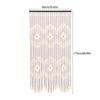 Door Curtain Bamboo Curtain Wooden Curtain 90 X 175 Cm Natural Living Room Divider Insect Protection Wood Decorative Curtains