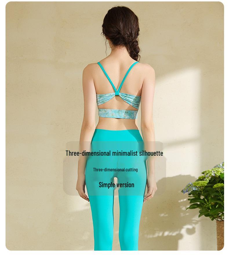 Lulu2025 Cambodia Yoga and Pilates Sports Bra Set with Beautiful Back Design and Chest Pads
