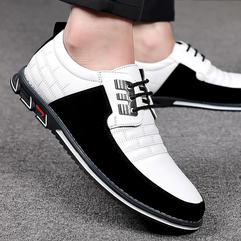 2025 Autumn Business Casual Shoes for Men Trend Classic Leather Shoes Outdoor Men Sneakers Sewing Breathable Men's Dress Shoes