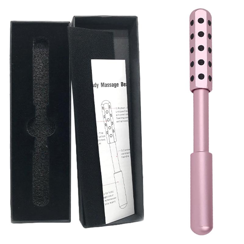 Germanium Face Massage Beauty Acupoint Roller Stick Wholesale Skin Tightening And Anti-Aging Beauty Roller Face Gua Sha Massager
