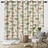 2pc/set Forest Dinosaur Blackout Curtains Colorful Cartoon Wildlife Animal Kids Room Polyester Curtains Balcony Bedroom Curtains