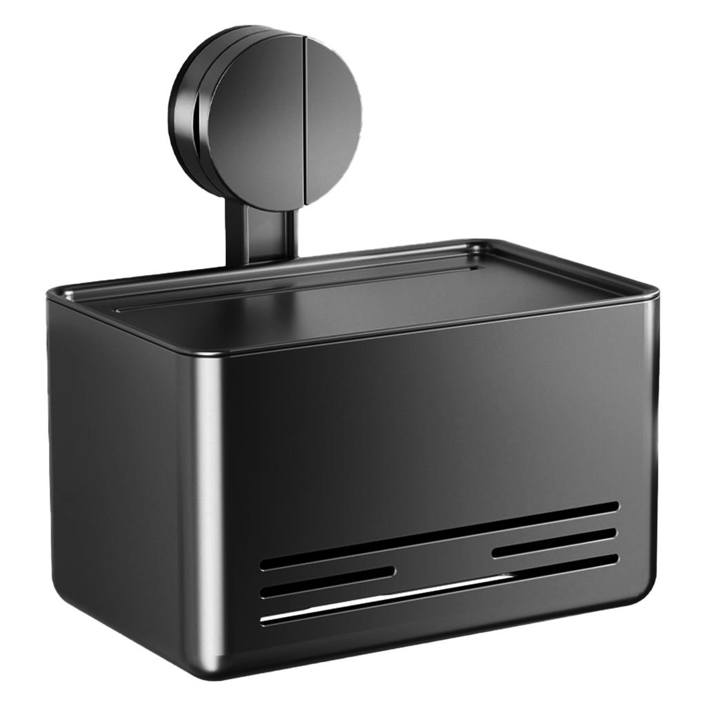 Wall Mounted Tissue Holder Paper Towel Holder Suction Cup Bathroom Tissue Box Roll Paper Dispenser Bathroom Accessory