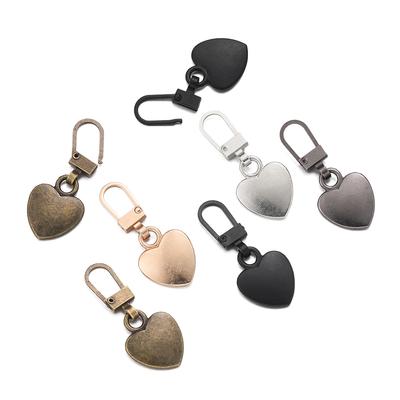 5Pcs/Lot Detachable Zipper Slider Puller Universal Replacement Metal Zipper Head Repair Kits For Diy Craft Luggage Handbags