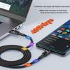 120W Dual Type-C Fast Charging Cable for Apple 15/16, Huawei Laptops, Car Chargers, 6A.