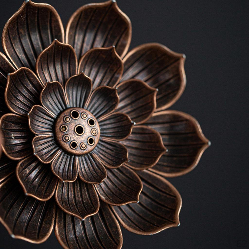 Burner, Lotus Holder with Detachable Buddhist Home Fragrance Decor