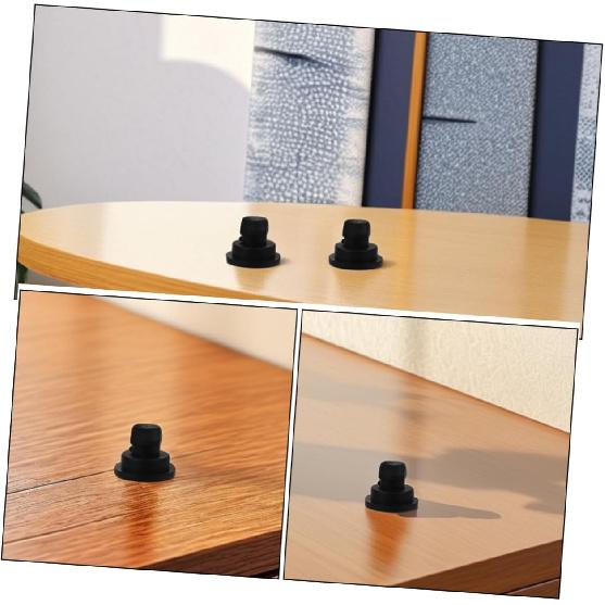 Rubber Replacement Feet for Rice Cooker and Slow Cooker 12Pcs Black Small Rubber Foot Plugs with Anti-Slip Heat ulation and Noise Dampening for