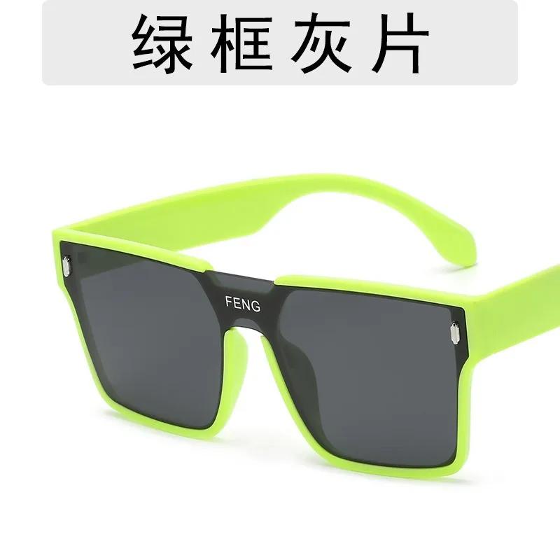 New Oversized Rectangle Sunglasses Women'S Fashion Square Sun Glasses Men'S Classic Vintage Eyewear Shades Uv400 Glasses