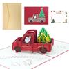 3D Pop-up Christmas Card with Custom Envelope and Hot Stamping