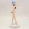 Life In a Different World from Zero Rem Standing Posture Water Swimsuit Sexy Action Figure Toy