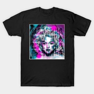 Madonna  T-Shirt Short Sleeve All Sizes S To 5XL Unisex T-Shirt