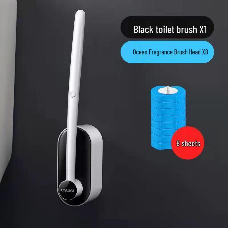Wall-Mounted Disposable Toilet Cleaning Brush
