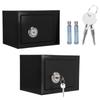 Durable Strong High Security Steel Safe Box Key Operated Money Cash Storage Home Office
