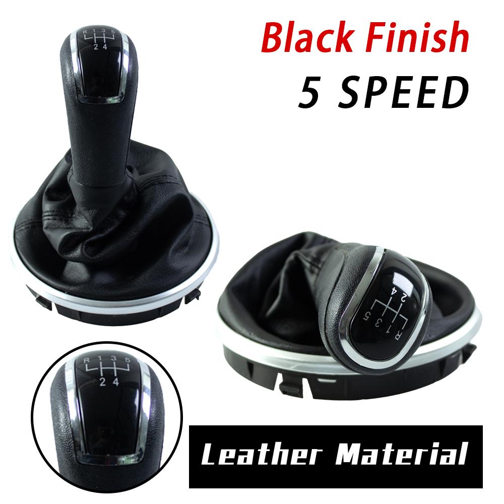 

5 Speed Manual Transmission For Skoda Fabia2 2007-2010/Roomster 2006-2010 Gear Shifter Lever with Leather Dust Cover Car Styling