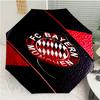 FC Bayern München Logo Print Automatic Umbrella, 8 Rib Iron Frame, Plastic Handle, Suitable for Outdoor Travel &Daily , Ideal Gift