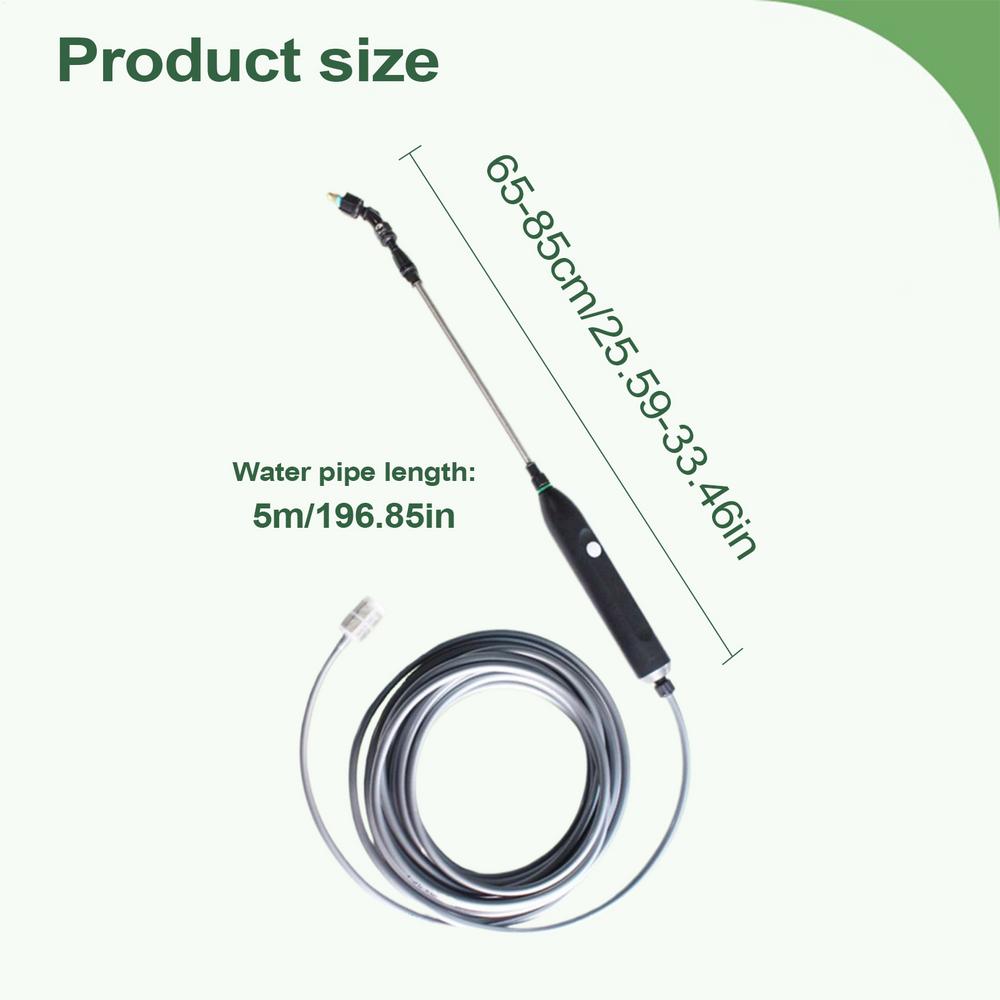 Tragbarer Elektrischer Sprüherstab Bewässerungswerkzeug 3 Nebeldüsen Pflanze Hochdruck-Sprinkler Bewässerung Gartenbewässerung