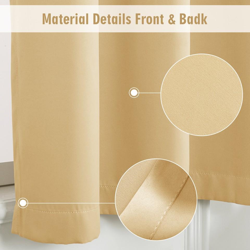 Indoor blackout curtains thermal insulated curtains for living room bedroom