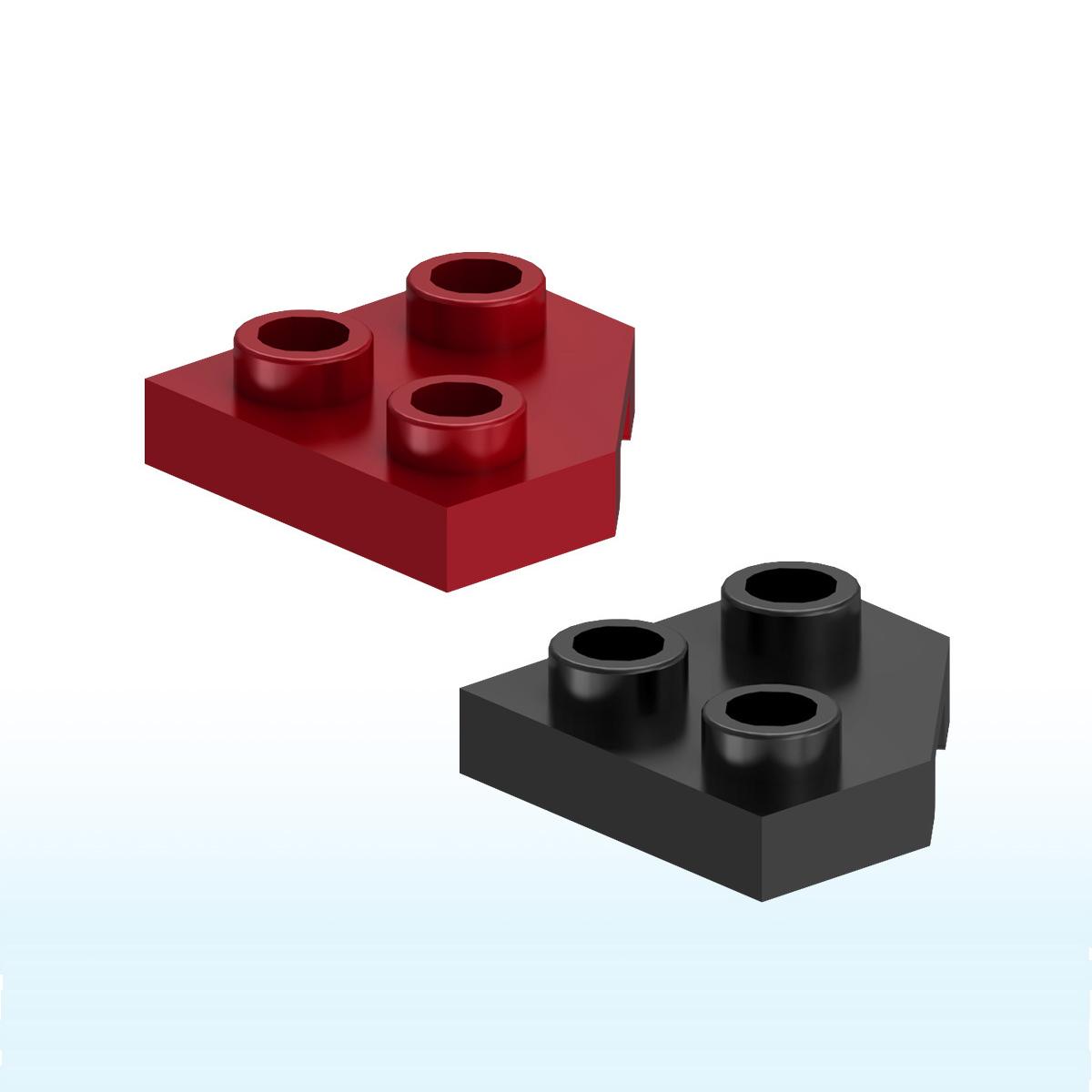 

MOC 10PCS Special 26601 2x2 Cut Corner Construction Blocks Package Wedge Board Works With Assemble Particle Idea DIY Playthings Children Gifts -A5474