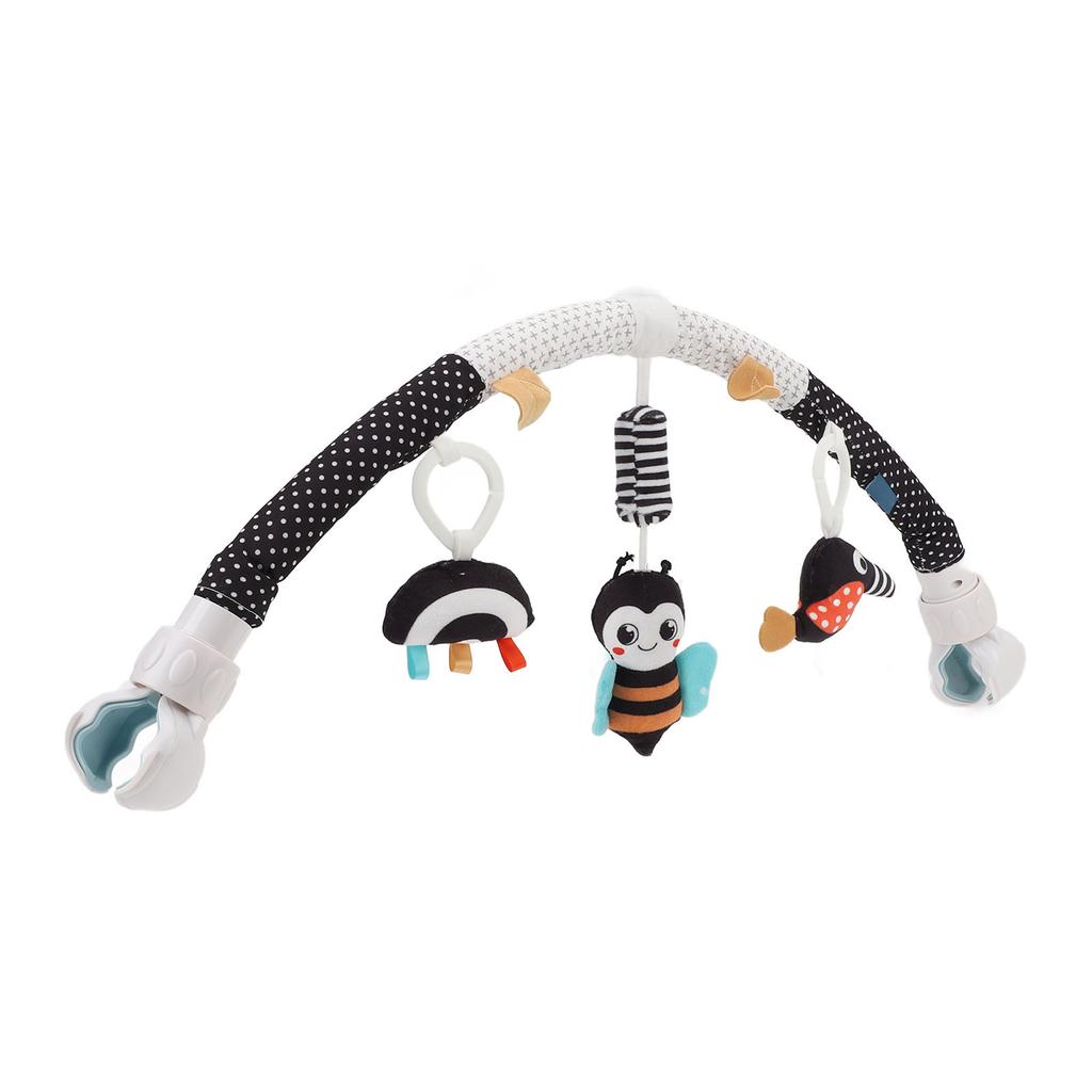 Clip On Arch Mobile Stimulating Baby Senses Developing Motor Skills Crib Bouncer Bassinet Toy for