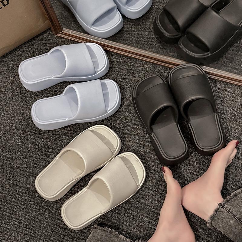 

Women s EVA Beach Sandals 2025: Versatile, Soft, Petite Platform Slippers for Summer 40/41 чорний