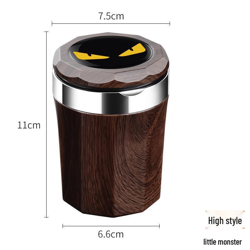 High Flame Retardant Car Ashtray with Lid & Light for 2025 GAC GS8/M8 Interior Modification