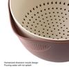 Premium Quick Drainage Widely Use PP Convenient Use Kitchen Colander for Home Rice Strainer Bowl
