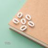 Macaron Color Acrylic DIY Buckle Chain Assembled Candy-Colored Plastic Accessories
