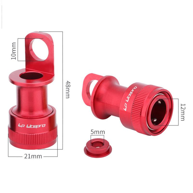 Cataramă cu eliberare rapidă pentru pedală pliabilă pentru pedală Brompton din aliaj de aluminiu Lp Litepro