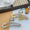 Women Zinc Alloy Hair Claw Elegant Hollow Vintage Barrettes Hairpins Hair Accessories For Girls Daily Wear