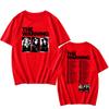 La T-shirt a maniche corte Warning World Tour 2026 100% Cotone Ampia T-shirt da Uomo Unisex Streetwear Casual Girocollo T-shirt da Uomo T-shirt Band Estiva