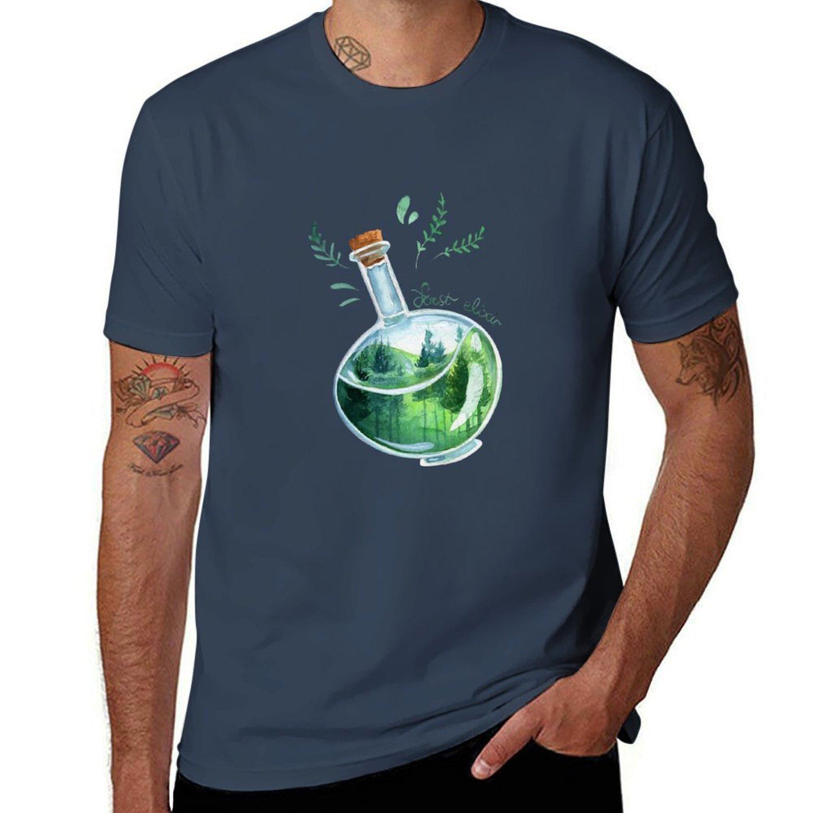 Forest Elixir TShirt Simple Trendy Casual TShirt S