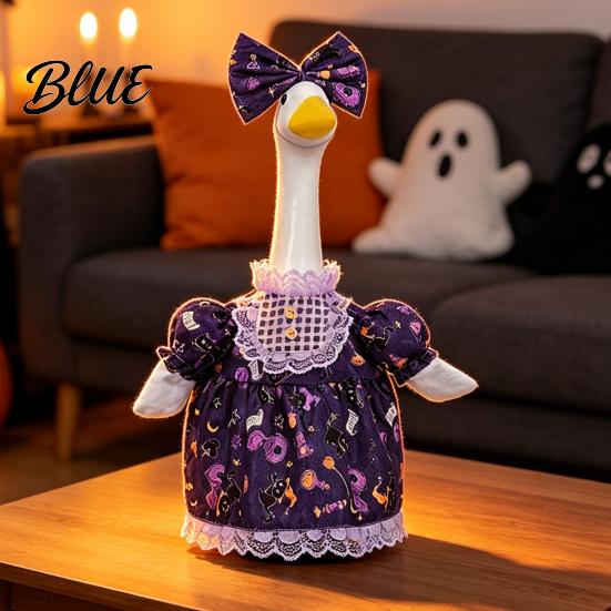 Garden Statue Accessories 1 Set Christmas Porch Goose Outfit Lace Princess Dress Halloween Clothes Costume for 23 Inch Statue Lawn Yard Patio Decor