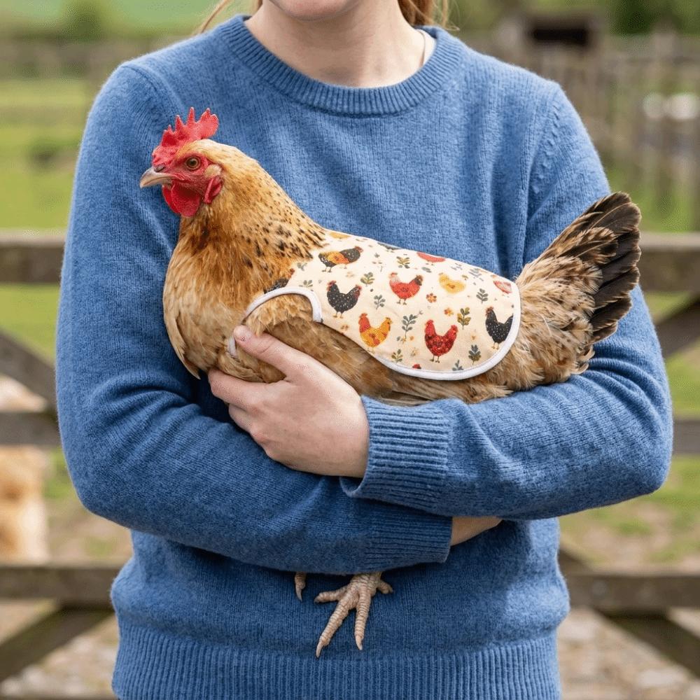 Anti-Pecking Hen Apron Adjustable Poultry Apron Washable Feather Protector Feather Growth