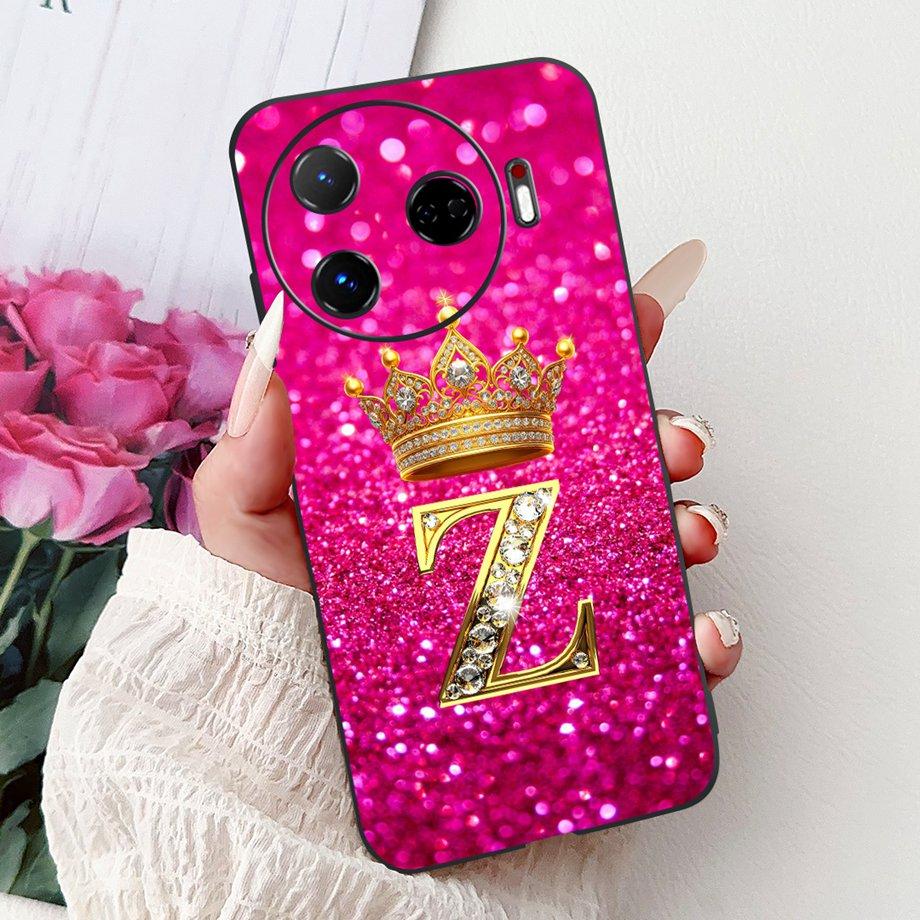 Phone Case For Tecno Camon 30 4G 5G 30S Pro 30pro 30 Premier Cover Soft Silicone Funda Matte TPU Capa Initial Letters Pattern