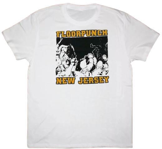 Rare Floorpunch - New Jersey Graphic Print Mens T-Shirt S