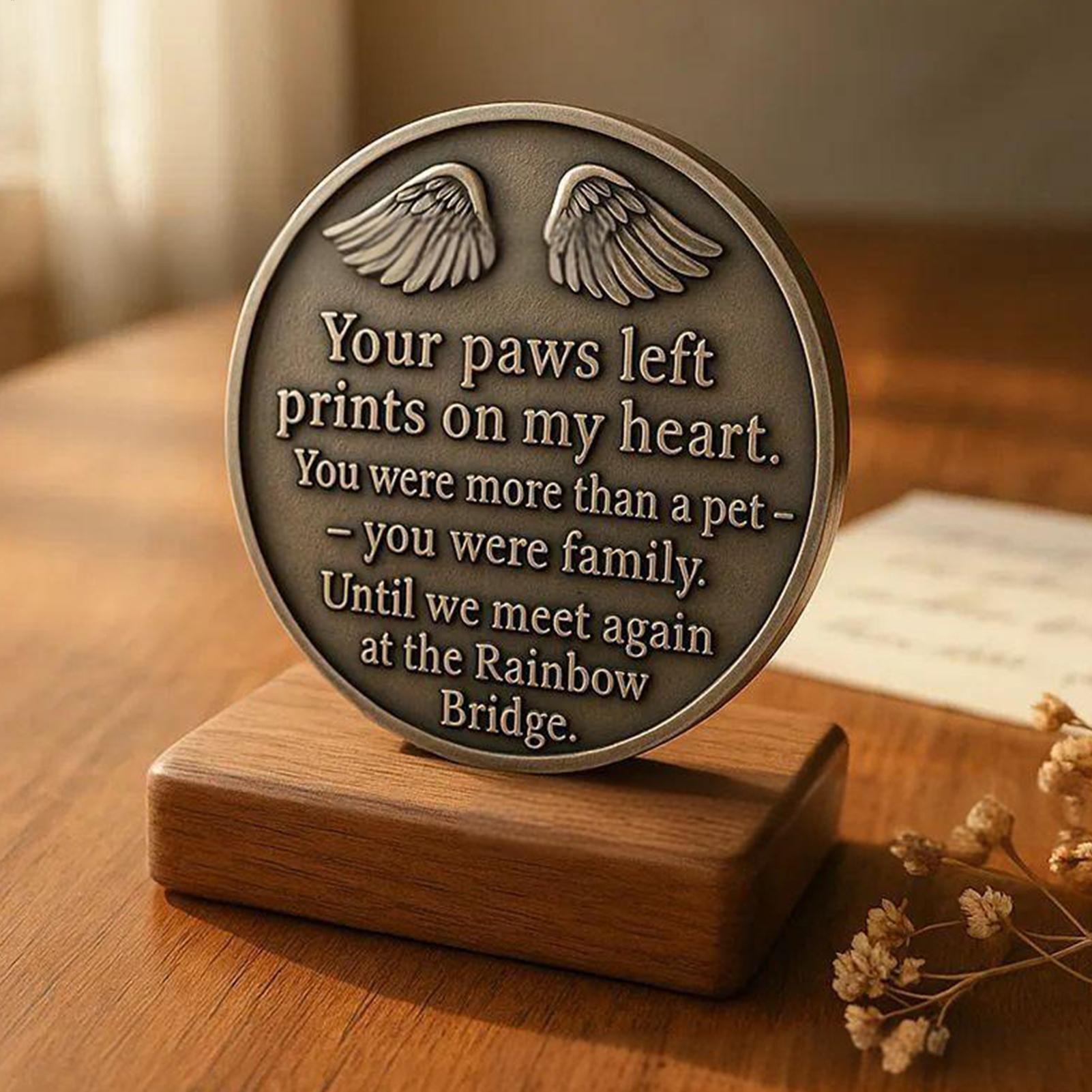 Dog Memorial Coin Always Loved Inspiration Coin Keepsake Small Inspirational Collection For Grief Sympathy Display Funeral China Mainland